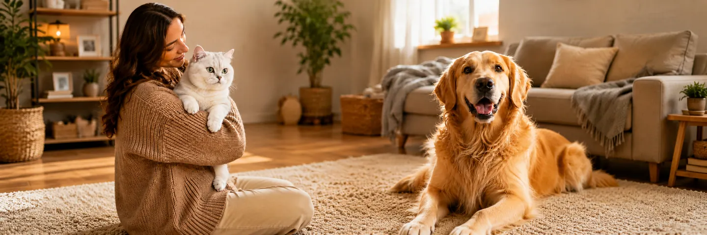 Şehir parkında köpekleriyle birlikte yürüyen iki pet sahibi